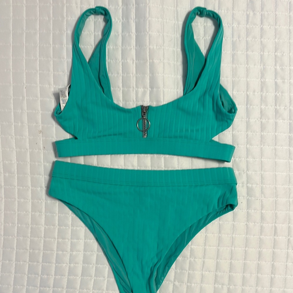 BondEye Teal Women's Swimwear Set- Size S